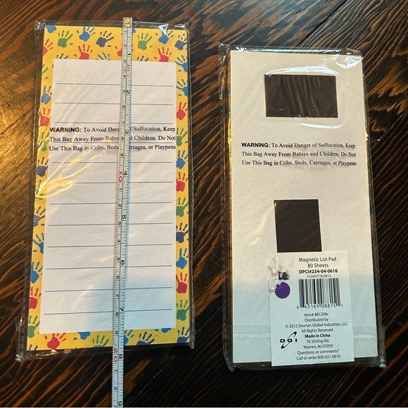 Teacher notepad bundle I love teaching and handprints magnetic set - Picture 3 of 3
